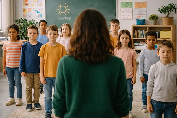 Intervention de sophrologie en milieu scolaire auprès d'une classe