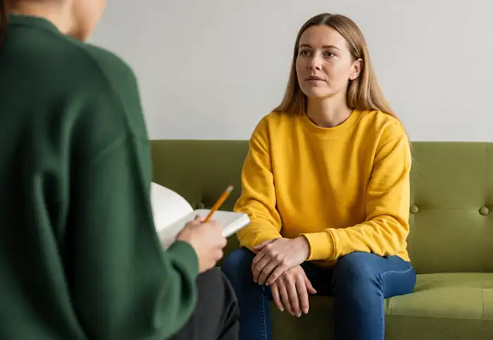 Séance individuelle de sophrologie avec une adulte